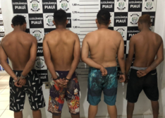 Operação da polícia prende quatro faccionados por tráfico de drogas no Piauí