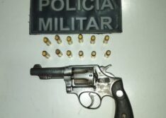 Suspeito de integrar facção é preso com arma de fogo em praça na cidade de Altos