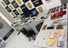 Suspeitos de tráfico são presos com celulares, dinheiro e drogas no Piauí