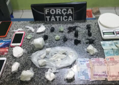 Casal é preso com drogas e dinheiro em Isaías Coelho