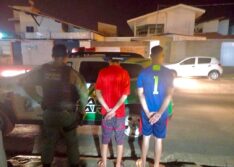 Dupla é presa após furto qualificado e posse irregular de arma de fogo em Sussuapara