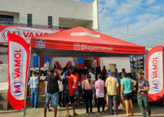 Lojas Vamol é inaugurada em Simões com muita animação, prêmios e show de ofertas
