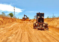 Nova rodovia ligando a cidade de Cristalândia ao estado da Bahia está sendo construída