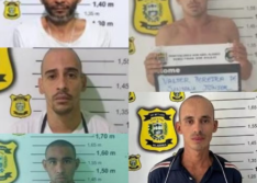 Cinco fugitivos da penitenciária de Bom Jesus são recapturados na mesma residência; cinco continuam foragidos