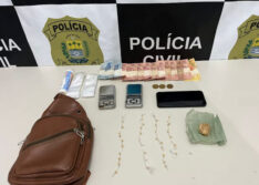 Suspeitos de tráfico de drogas são presos em barraco no meio do mato em povoado no Piauí