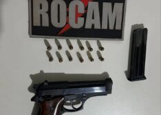 Homem é preso por porte ilegal de arma de fogo após ser flagrado com pistola na cintura em Picos