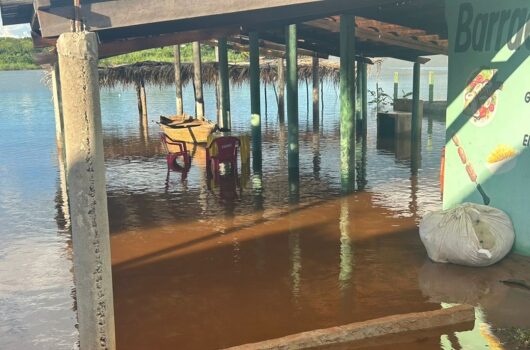 Barracas são invadidas por água e Barragem de Bocaina atinge 78% da capacidade