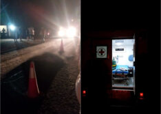Mulher morre após porta de ambulância abrir e cair em rodovia no Piauí