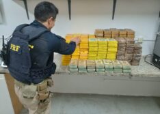 PRF apreende 192 quilos cocaína e pasta base de cocaína