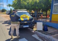 PRF apreende 13 kg de cocaína dentro de ônibus em Picos