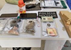 Simões: passageira de van é presa com droga escondida em pacotes de alimentos