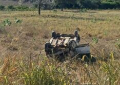 Homem capota veículo e fica gravemente ferido na BR-315, em Santa Luz, PI