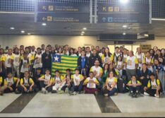 Delegação piauiense embarca para os Jogos Escolares Brasileiros 2024 em Recife