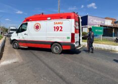 Picos: mulher fica ferida após colisão entre moto e carro no bairro Bomba
