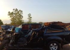 Grave acidente entre picape e ônibus na BR-343 deixa um morto e dois feridos em Piracuruca