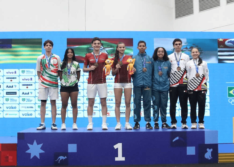 Atletas de Badminton conquistam 4 medalhas para o Piauí nos Jogos da Juventude Caixa 2024