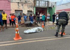 Picos: caminhão arrasta fios elétricos e motociclista de 72 anos morre ao enroscar pescoço na fiação