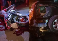Colisão entre carro e moto deixa um morto e outro ferido em Oeiras