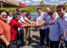 Em Domingos Mourão, governador Rafael Fonteles entrega rodovia PI-258 e quadra poliesportiva
