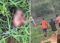 Recém-nascida é encontrada em matagal em Dom Expedito Lopes; estado de saúde é gravíssimo