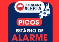 Defesa Civil do Piauí emite Alerta Máximo para próximas 48 horas em Picos
