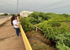 Semarh e Semam realizam vistoria no curso Rio Guaribas