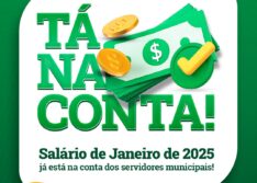 SALÁRIO NA CONTA | Servidores municipais de Picos já estão com pagamento de janeiro na conta