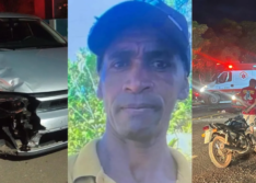 Homem morre e dois filhos ficam feridos em grave acidente envolvendo carro e moto em Itainópolis