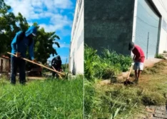 Prefeitura de Picos realiza limpeza e capina de ruas no bairro Boa Sorte