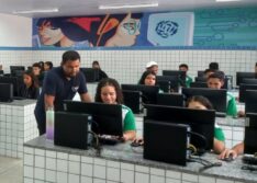 Estudantes das escolas de tempo integral do Piauí utilizam inteligência artificial para aprender Inglês