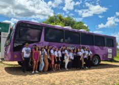 Município de Juazeiro do Piauí recebe serviços dos Ônibus Lilás