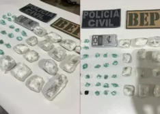 Policia encontra mais de 40 pacotes de drogas ao investigar morte de homem em Picos