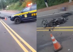 Colisão entre motocicletas deixa dois mortos e um ferido na BR-343 em Teresina