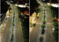 Prefeito Pablo Santos amplia iluminação da Av. Severo Eulálio de Picos