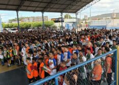 Escolas municipais, particulares e especiais participam de cerimônia de abertura dos JEMP