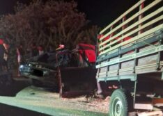 Acidente entre três veículos deixa um morto e seis feridos na PI-140 em São Raimundo Nonato