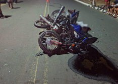 Duas pessoas morrem após colisão frontal entre motocicletas em Parnaíba
