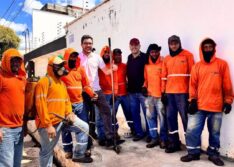 Prefeito Dr. Pablo Santos e o deputado federal Jadyel Alencar acompanham de perto as obras de asfaltamento no bairro Boa Sorte, em Picos