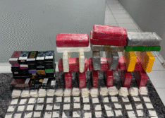 Passageira é flagrada transportando drogas e cigarros eletrônicos em ônibus interestadual no Sul do Piauí