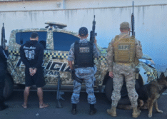 Suspeito de tráfico e ameaças a comandante da PM é preso em operação em Pio IX