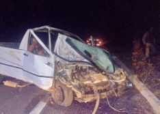 Acidente na BR-407, em Jaicós, deixa uma pessoa gravemente ferida