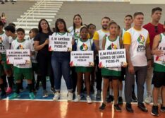 Alunos da rede municipal de Picos participam da competição regional dos Jogos Escolares Piauiense