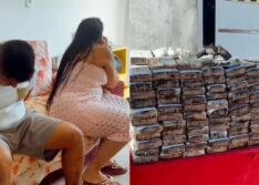 Casal é preso com mais de 180 kg de cocaína em sítio na zona rural de Teresina