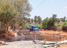 Passagens molhadas em construção pela SAF vão permitir melhor escoamento da produção em Oeiras e Itainópolis