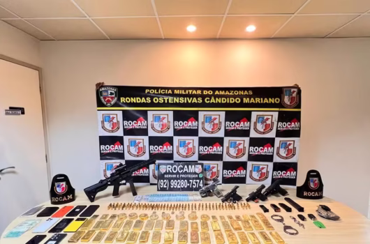 Policiais são presos com 77 barras de ouro avaliadas em R$ 45 milhões após denúncia no AM