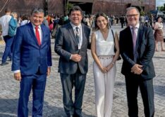 Governador participa da abertura da COP30 ao lado do ministro Wellington Dias