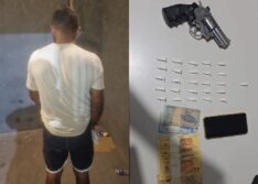 Homem tenta fugir da polícia e é flagrado com drogas em Dom Expedito Lopes