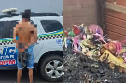 Mulher é agredida e foge de casa com filha para não ser queimada por agressor em Pio IX