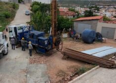 No bairro Aerolândia, Águas do Piauí inicia preparação para perfuração de novo poço
