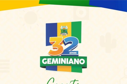 Prefeito de Geminiano, Jaillson Campos, divulga a programação de aniversário dos 32 anos do município